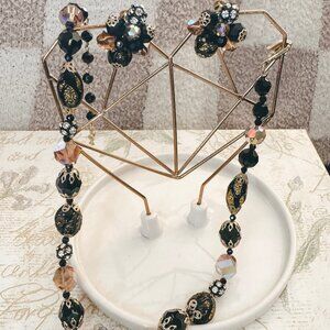 Vintage Signed Vendome Choker Necklace & Earrings